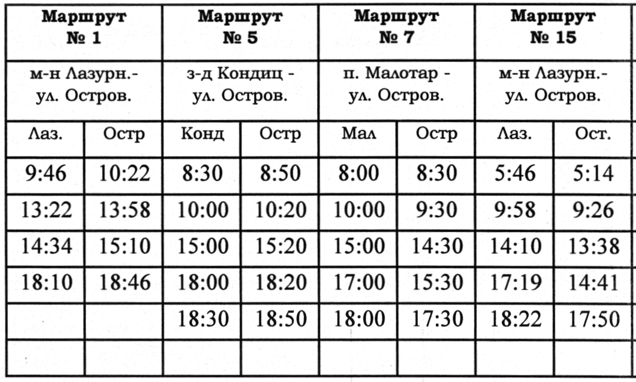 расписание4